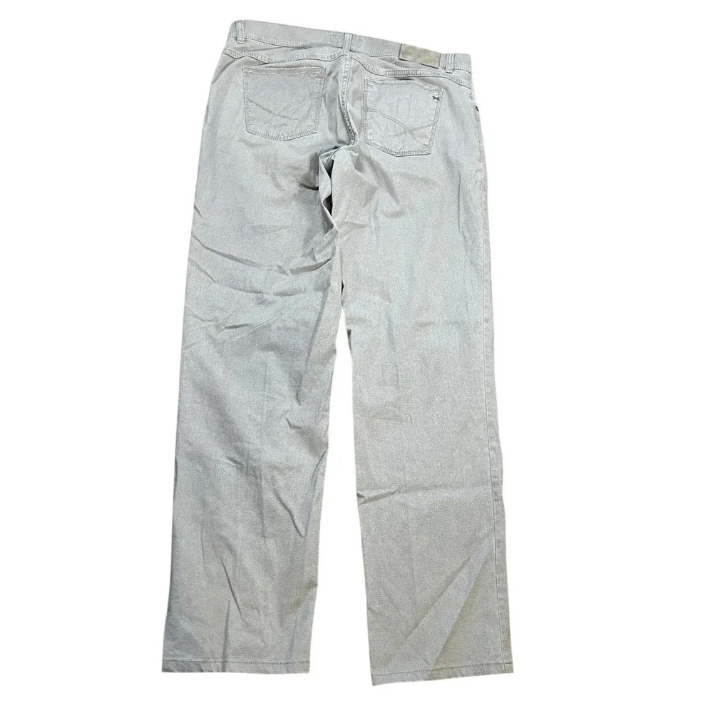 Brax Jeans Men's FITS 36x32 Gray 5‎ Pocket Cooper Tri Tone Flex Gray